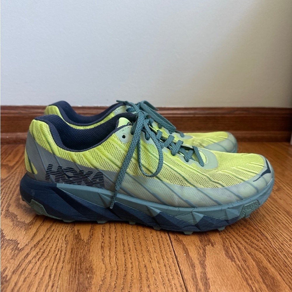 Hoka Torrent Trail Running Shoes Mens 10 Green